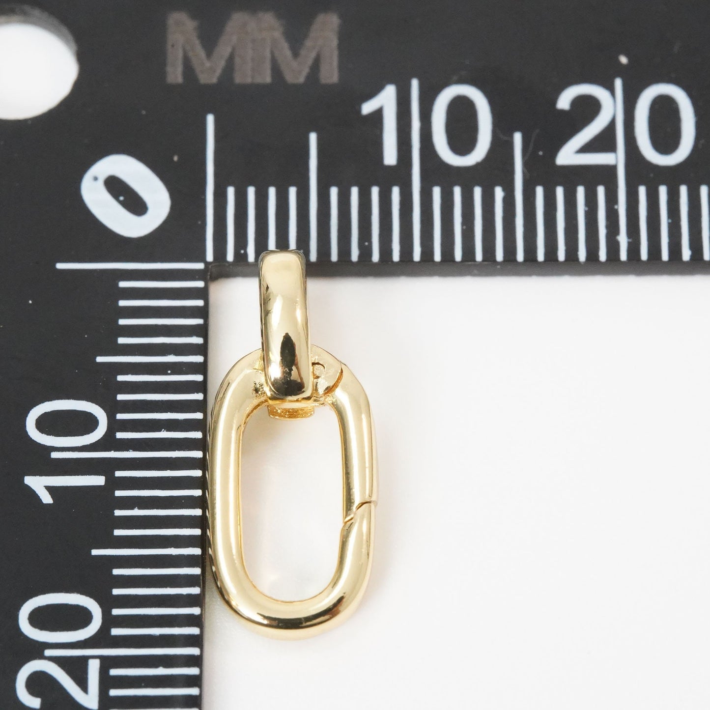 18K Gold Filled Oval Carabiner Clasp,Buckle Clasp,Carabiner Push Clasp,Turnbuckle,for DIY Jewelry