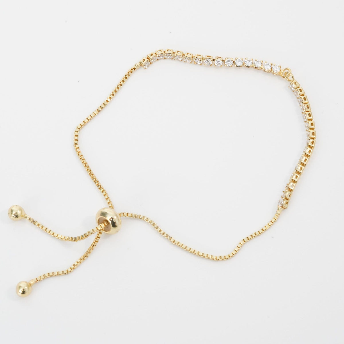 Gold Adjustable Chain,18K Gold Filled Slider Bracelet,Half-finished Adjustable Bracelet,Semi Finished Bracelets,Bracelets for