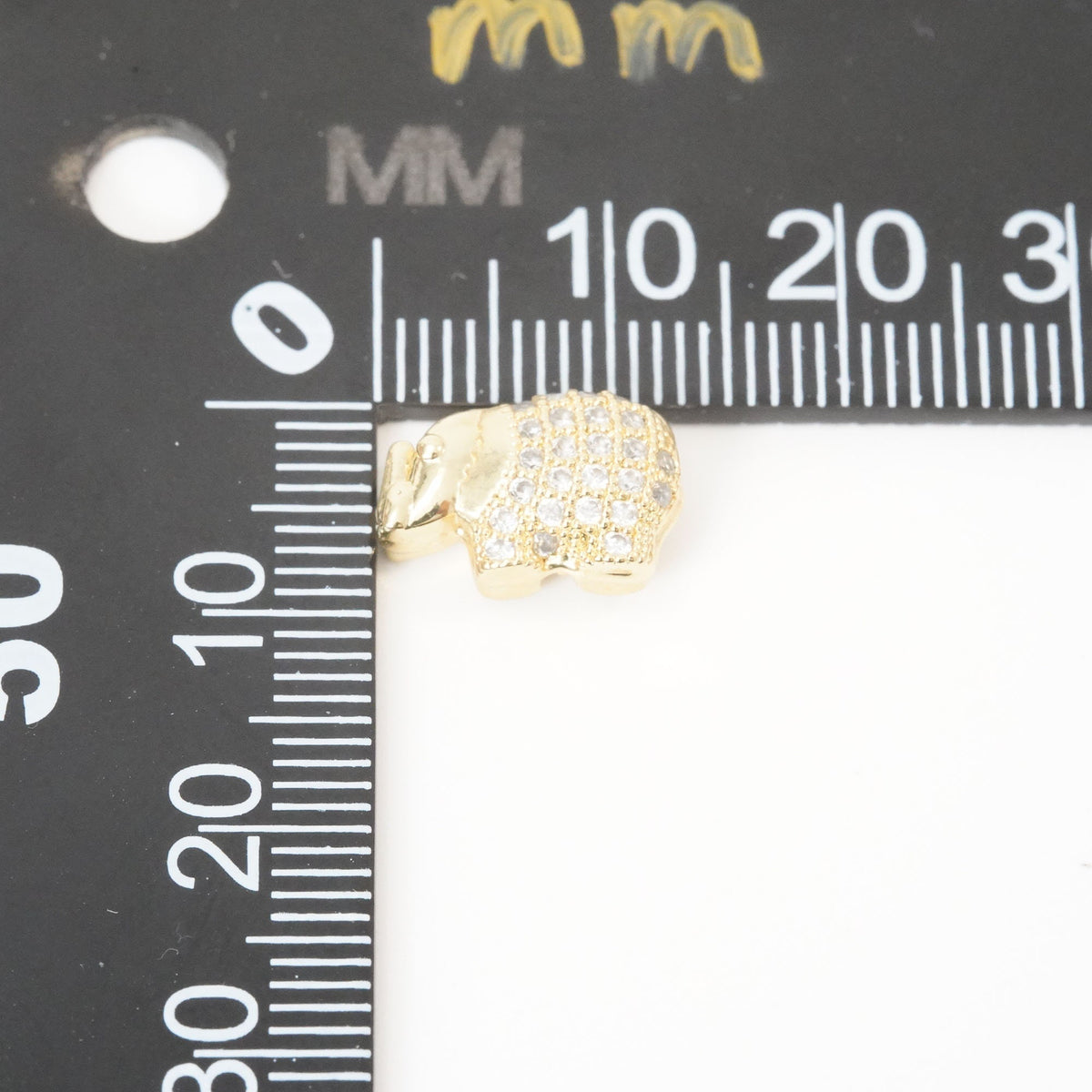18K Gold Filled Cubic Zirconia Jewelry Beads for Jewelry Making