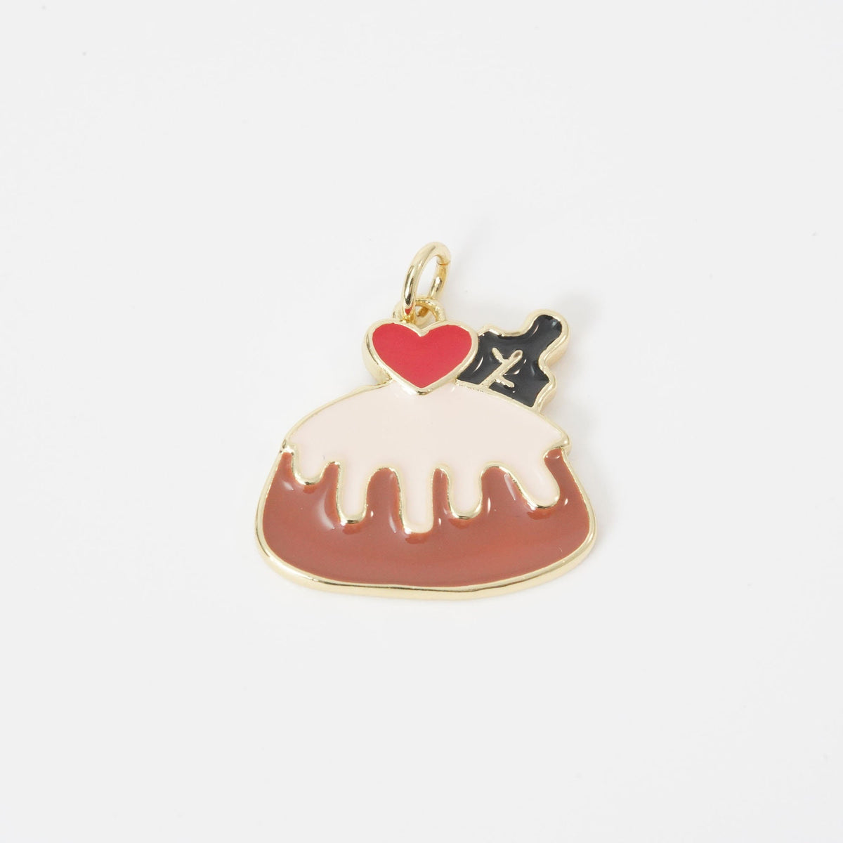 18K Gold Filled Charm Pendant for Jewelry Making