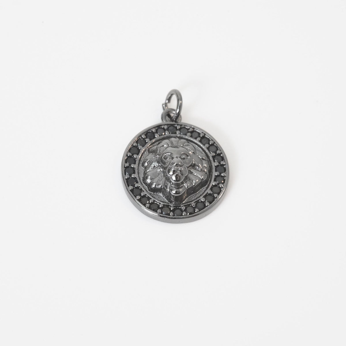 18K Gold Filled Round Charm Pendant for Jewelry Making