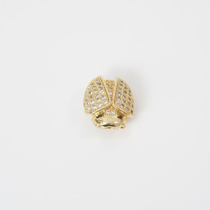 18K Gold Filled Bee Charm Pendant for Jewelry Making