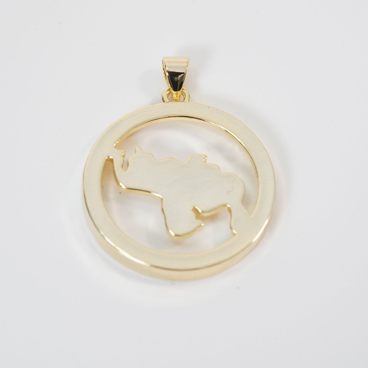 18K Gold Filled Charm Pendant for Jewelry Making