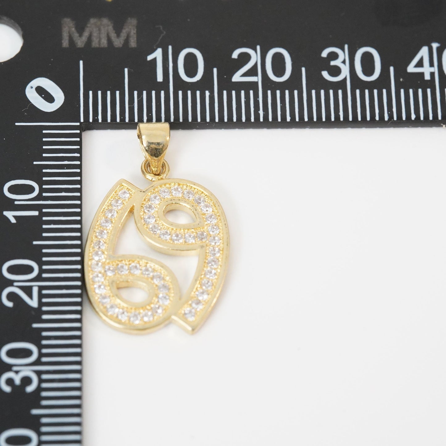Gold number 69 Charms,18K Gold Filled number Pendant,69 Charm Bracelet Necklace for DIY Jewelry Making Supply