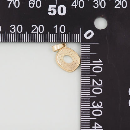 Gold Oval Charms,18K Gold Filled Oval Pendant,Stainless steel Oval Charm Bracelet Necklace for DIY Jewelry Making Supply