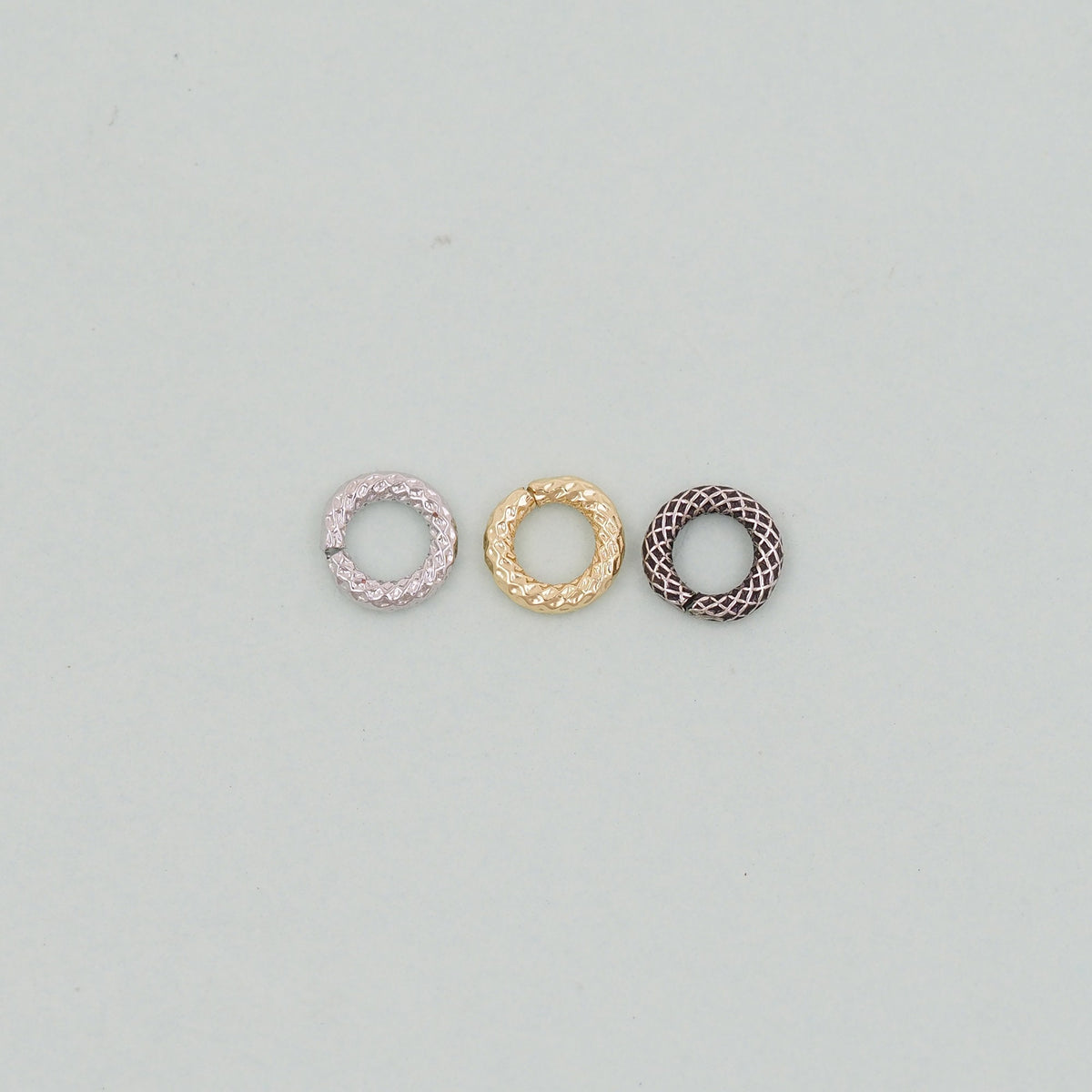 18K Gold Filled Jump Ring 7 mm, 1.5 mm for Jewelry Making