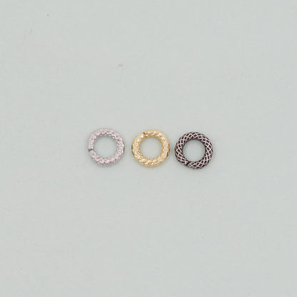 18K Gold Filled Jump Ring 7 mm, 1.5 mm for Jewelry Making