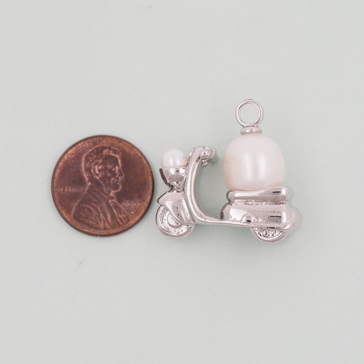 Gold motorcycle Charms,18K Gold Filled motorcycle Pendant,motorcycle Charm Bracelet Necklace for DIY Jewelry Making Supply