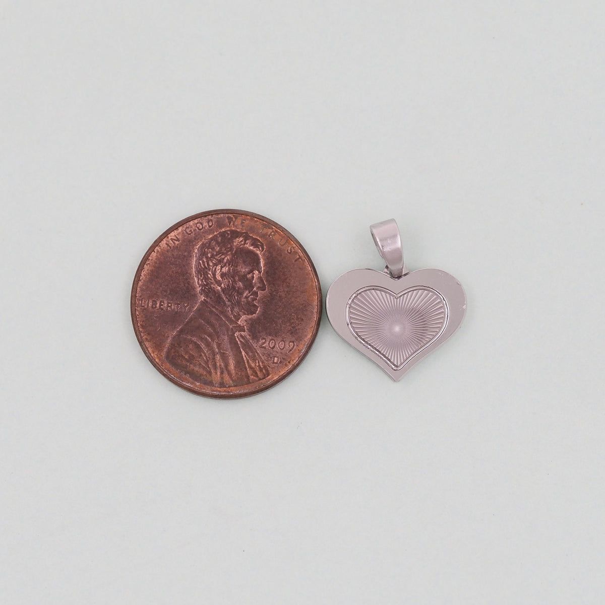 Gold Heart Charms,18K Gold Filled Heart Pendant,Heart Charm Bracelet Necklace for DIY Jewelry Making Supply