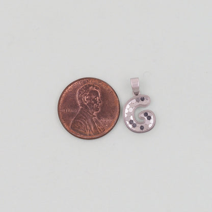18K Gold Filled Letter Charm Pendant for Jewelry Making