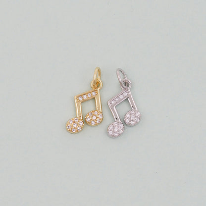 18K Gold Filled Charm Pendant for Jewelry Making