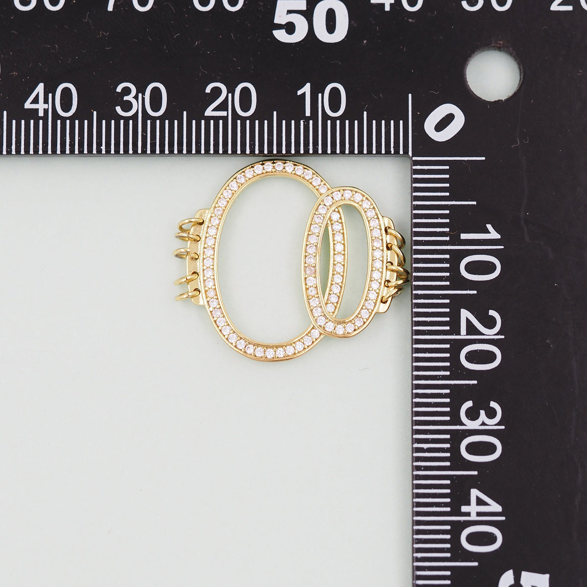 18K Gold Filled Heart Charm Pendant for Jewelry Making