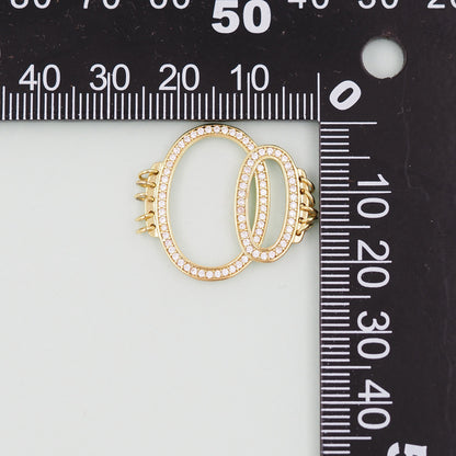 18K Gold Filled Heart Charm Pendant for Jewelry Making