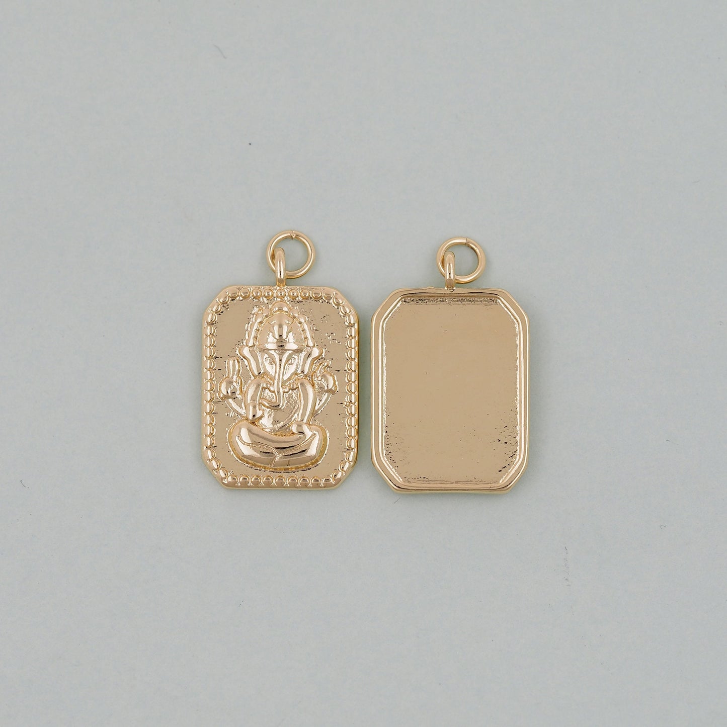 Gold Buddha Charms,18K Gold Filled Buddha Pendant,Religious Charm Bracelet Necklace for DIY Jewelry Making Supply