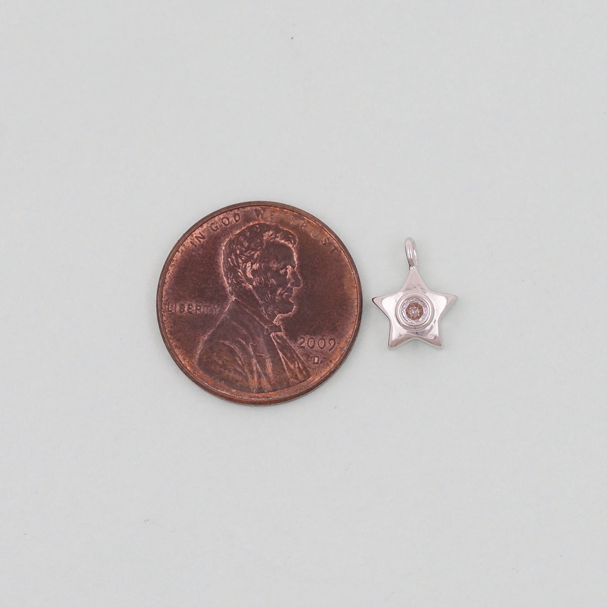 Gold Star Charms,18K Gold Filled CZ Micro Pave Star Pendant,Star Charm Bracelet Necklace for DIY Jewelry Making Supply