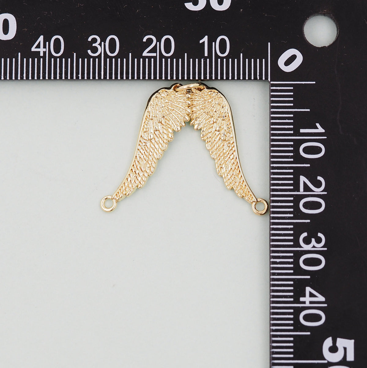 Gold Wings Charms,18K Gold Filled Wings Pendant,angel wings Charm Bracelet Necklace for DIY Jewelry Making Supply
