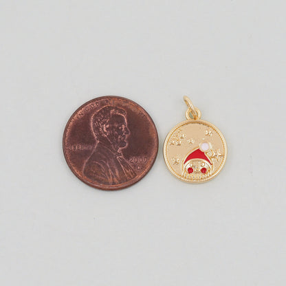 18K Gold Filled Charm Pendant for Jewelry Making