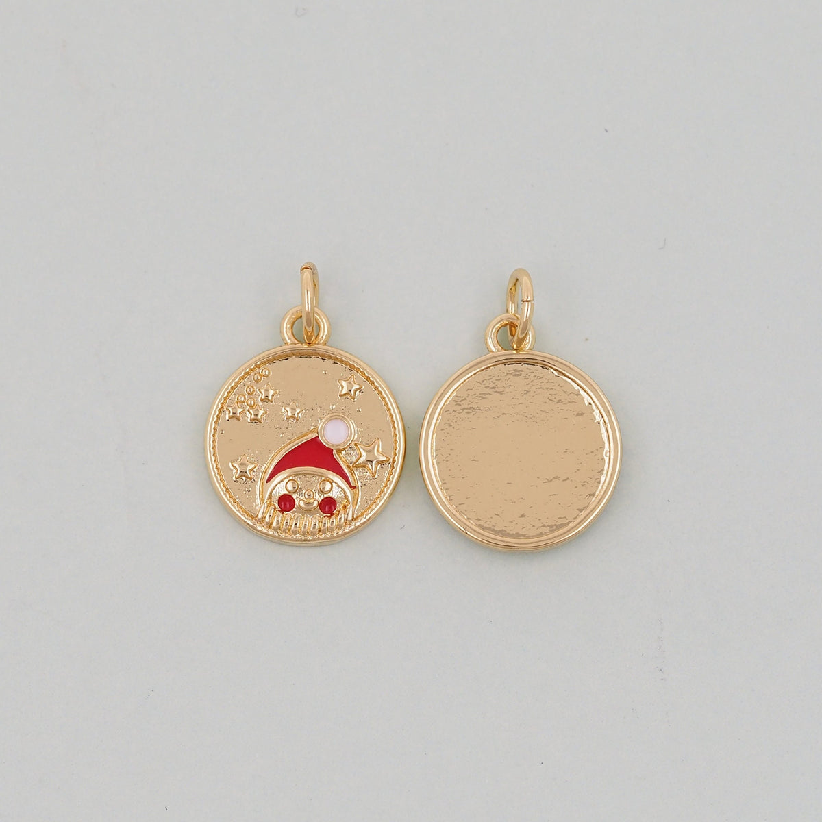 18K Gold Filled Charm Pendant for Jewelry Making