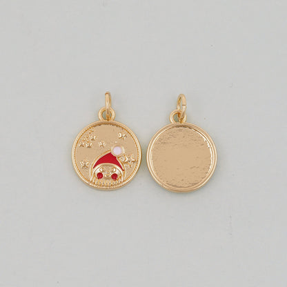 18K Gold Filled Charm Pendant for Jewelry Making