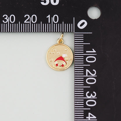 18K Gold Filled Charm Pendant for Jewelry Making