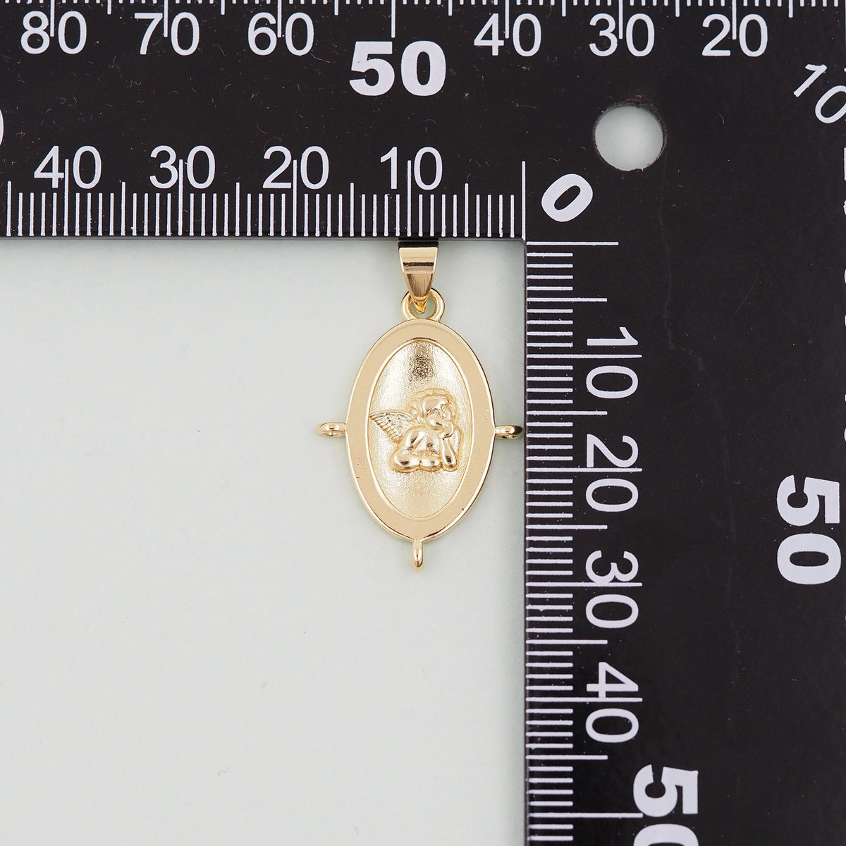 Gold Angel Charms,18K Gold Filled Angel Pendant,Angel Charm Bracelet Necklace for DIY Jewelry Making Supply