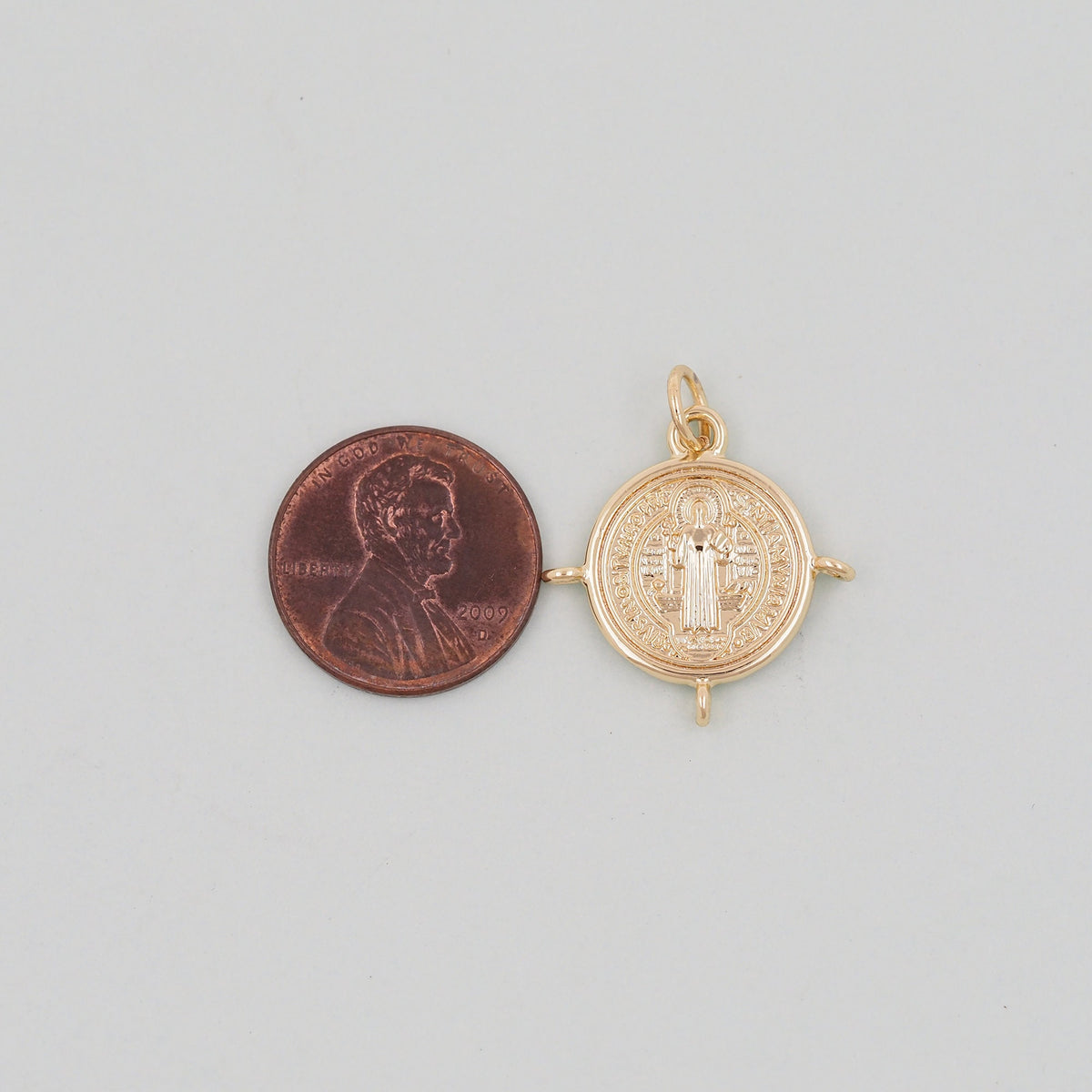 Gold Jesus Charms,18K Gold Filled Jesus Pendant,Religious Protect Charm Bracelet Necklace for DIY Jewelry Making Supply