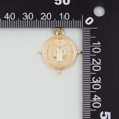 Gold Jesus Charms,18K Gold Filled Jesus Pendant,Religious Protect Charm Bracelet Necklace for DIY Jewelry Making Supply
