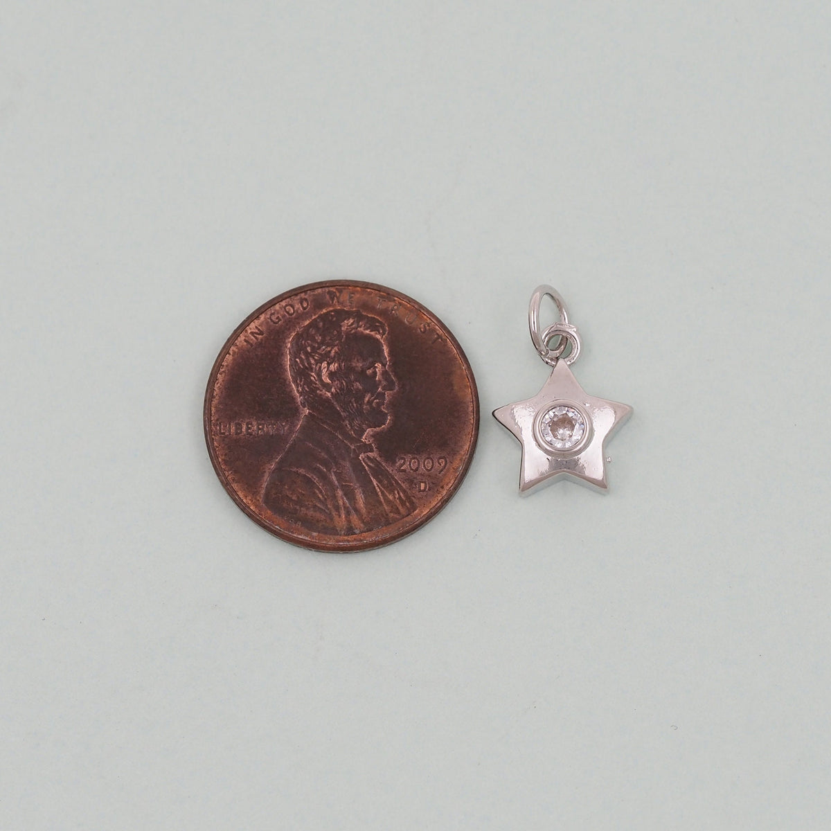 Gold Star Charms,18K Gold Filled CZ Micro Pave Star Pendant,Star Charm Bracelet Necklace for DIY Jewelry Making Supply