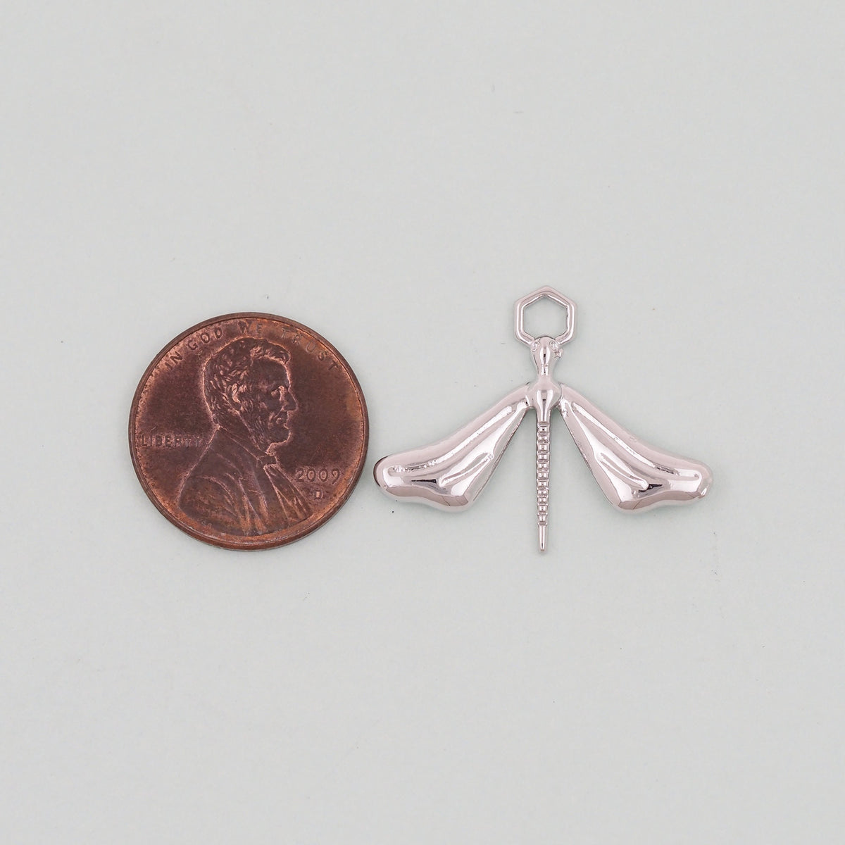 18K Gold Filled Dragonfly Charm Pendant for Jewelry Making