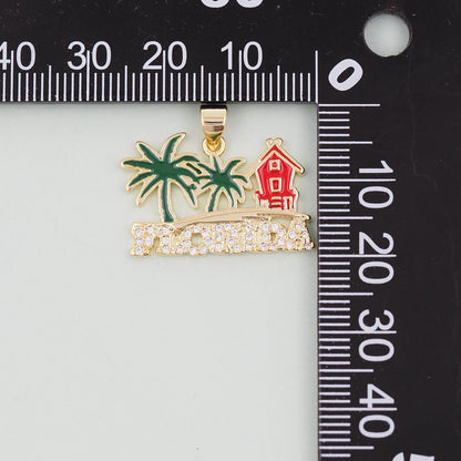 18K Gold Filled Hand Charm Pendant for Jewelry Making
