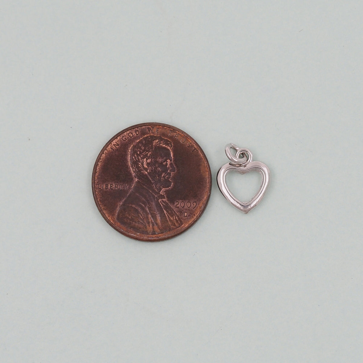Gold Heart Charms,18K Gold Filled Heart Pendant,Heart Charm Bracelet Necklace for DIY Jewelry Making Supply