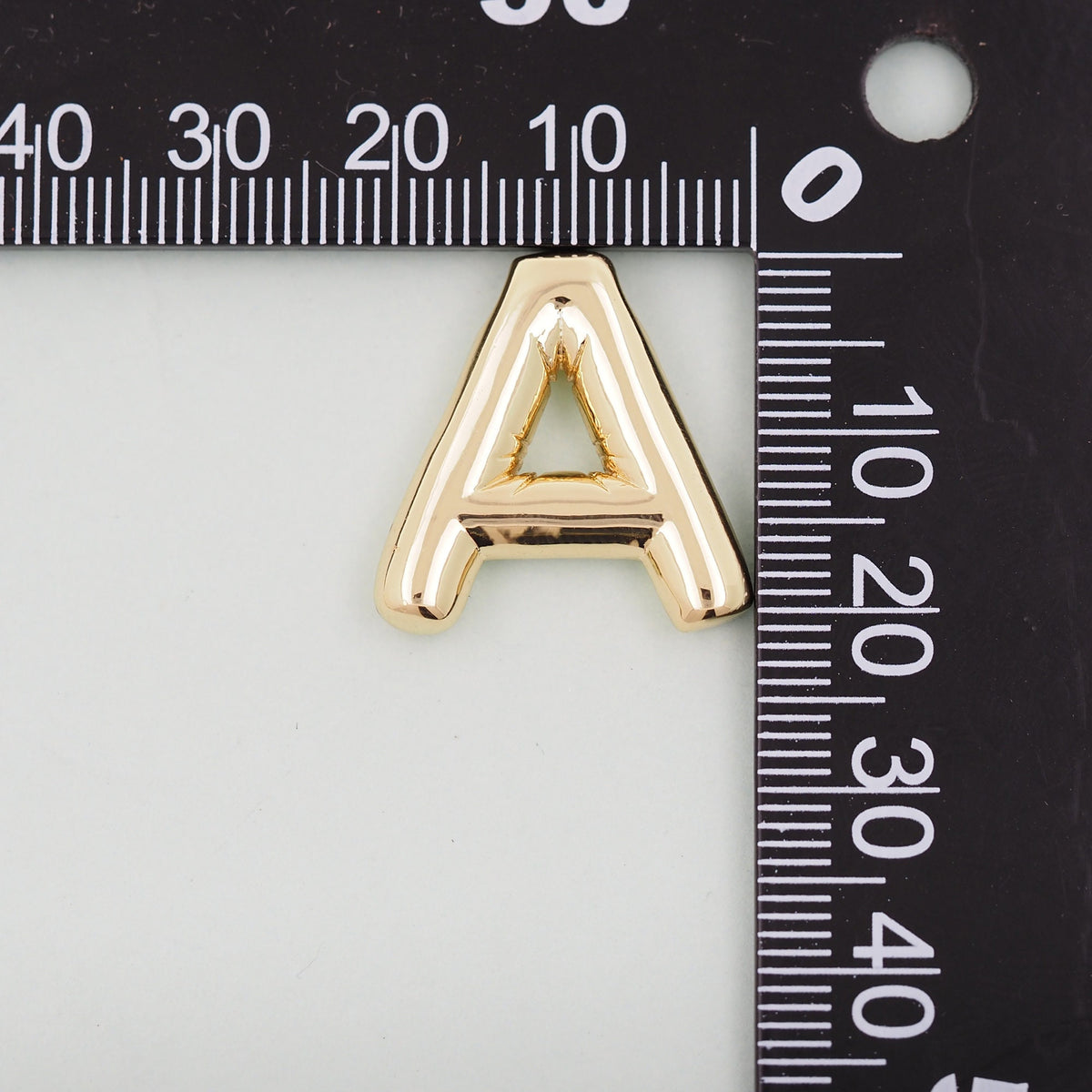 Gold letter Charms,18K Gold Filled letter Pendant,initial Charm Bracelet Necklace for DIY Jewelry Making Supply