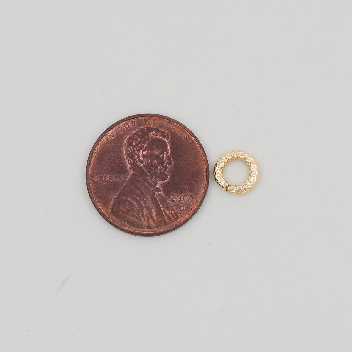 18K Gold Filled Jump Ring 7 mm, 1.5 mm for Jewelry Making