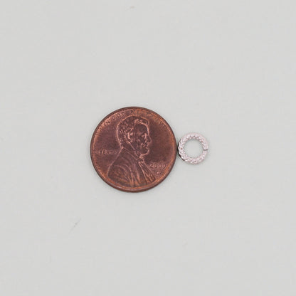 18K Gold Filled Jump Ring 7 mm, 1.5 mm for Jewelry Making