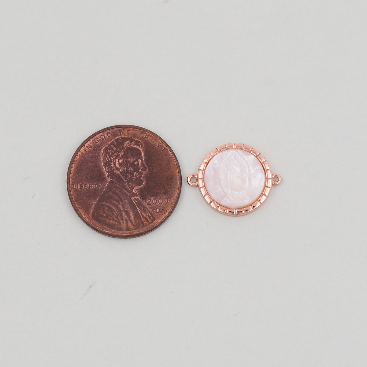 18K Gold Filled Virgin Mary Charm Pendant for Jewelry Making
