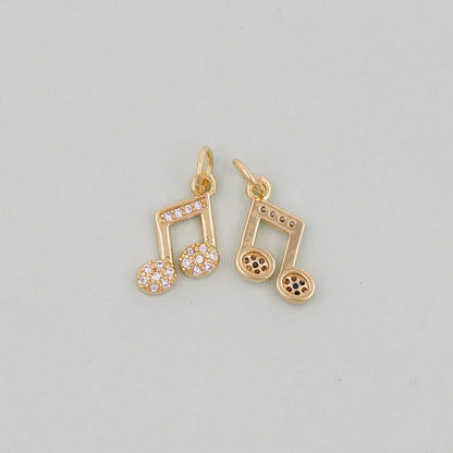 18K Gold Filled Charm Pendant for Jewelry Making