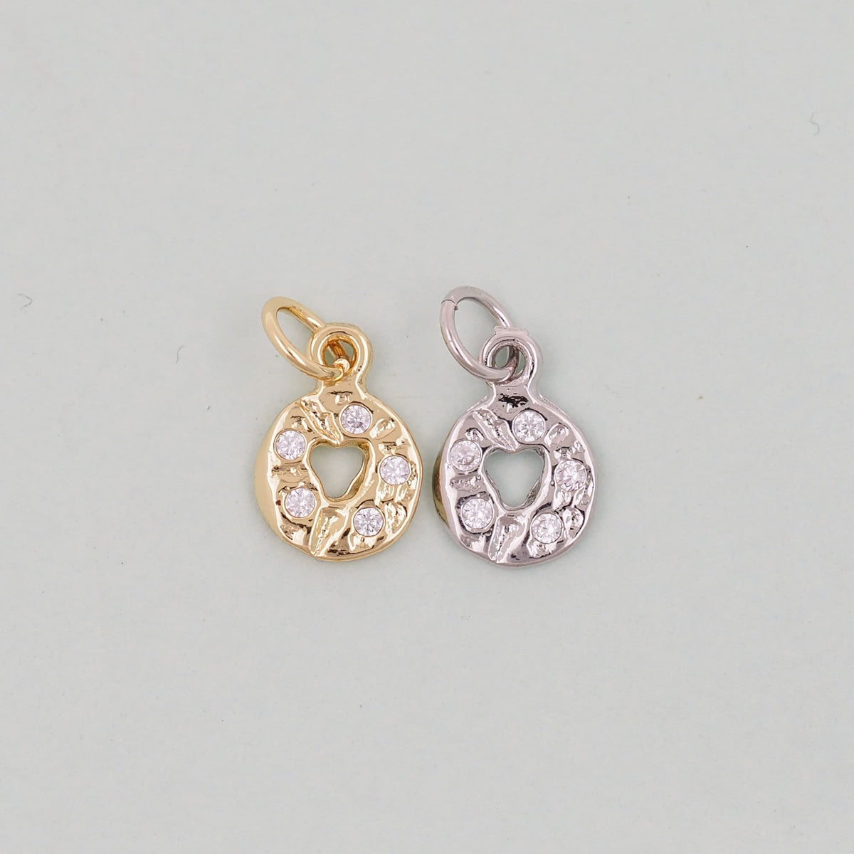 18K Gold Filled Hand Charm Pendant for Jewelry Making