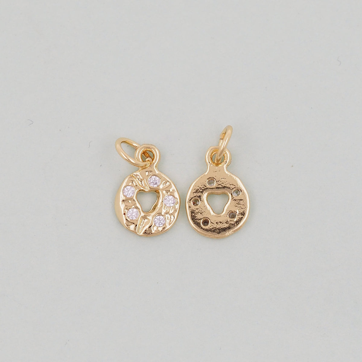 18K Gold Filled Hand Charm Pendant for Jewelry Making