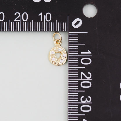 18K Gold Filled Hand Charm Pendant for Jewelry Making