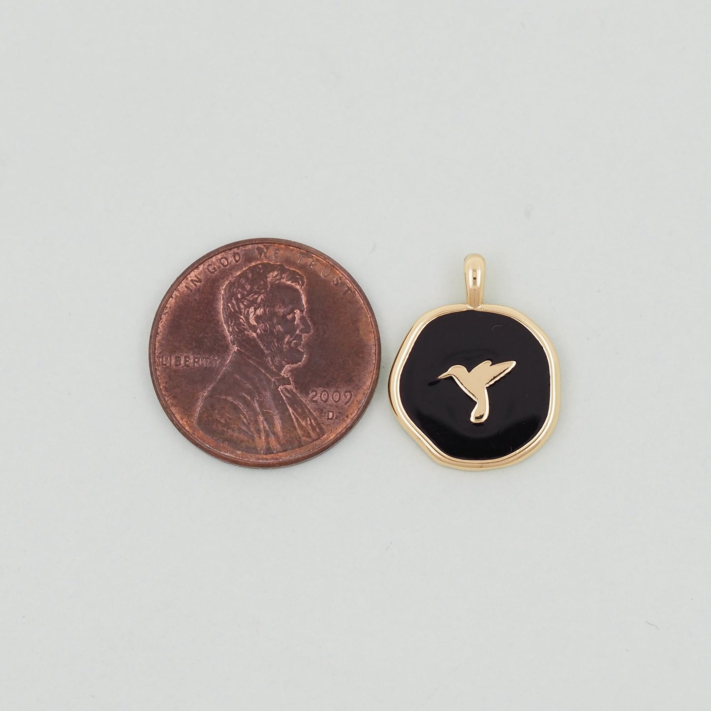 Gold Bird Charms,18K Gold Filled Bird Pendant,Enamel Bird Charm Bracelet Necklace for DIY Jewelry Making Supply