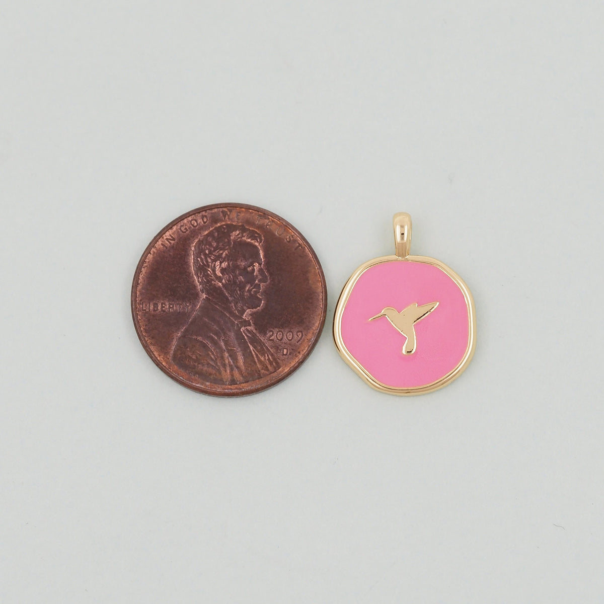 Gold Bird Charms,18K Gold Filled Bird Pendant,Enamel Bird Charm Bracelet Necklace for DIY Jewelry Making Supply