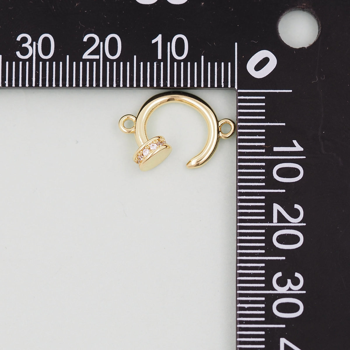 Gold Round Connector Charms,18K Gold Filled Round Pendant,Round Charm Bracelet Necklace for DIY Jewelry Making Supply
