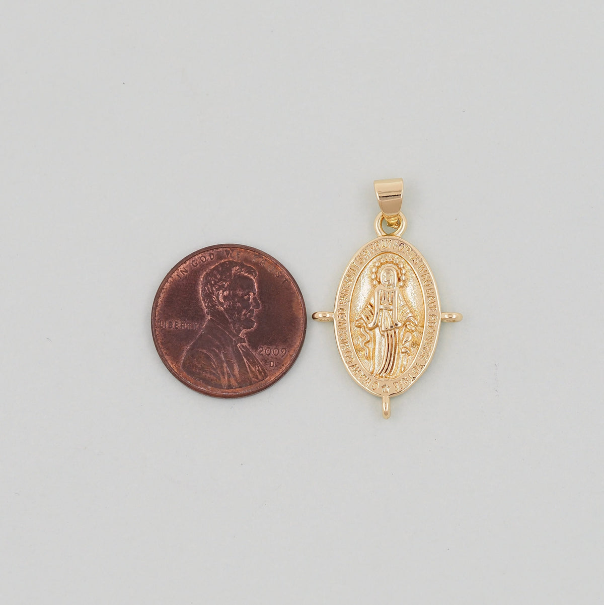 18K Gold Filled Charm Pendant for Jewelry Making
