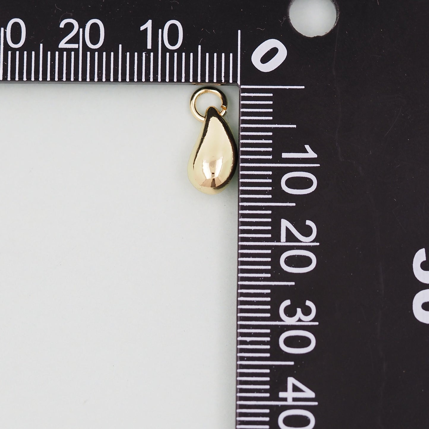 Gold Teardrop Charms,18K Gold Filled teardrop Pendant,teardrop Charm Bracelet Necklace for DIY Jewelry Making Supply