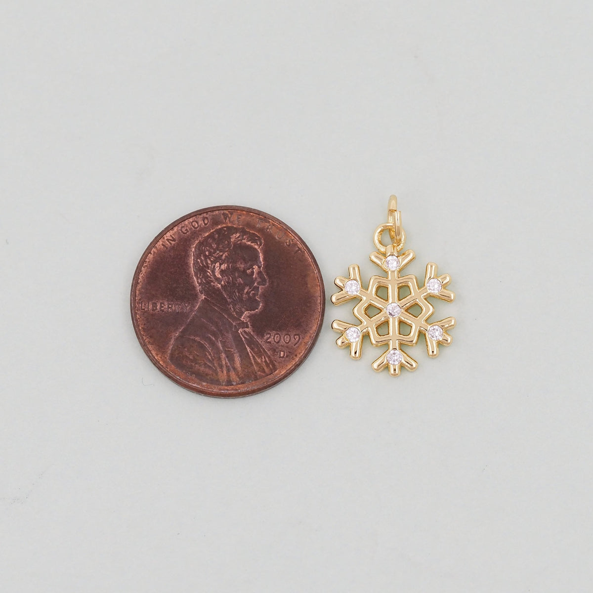 18K Gold Filled Charm Pendant for Jewelry Making