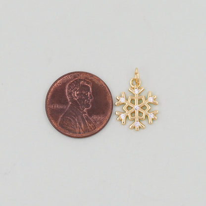 18K Gold Filled Charm Pendant for Jewelry Making