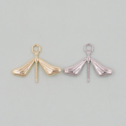 18K Gold Filled Dragonfly Charm Pendant for Jewelry Making