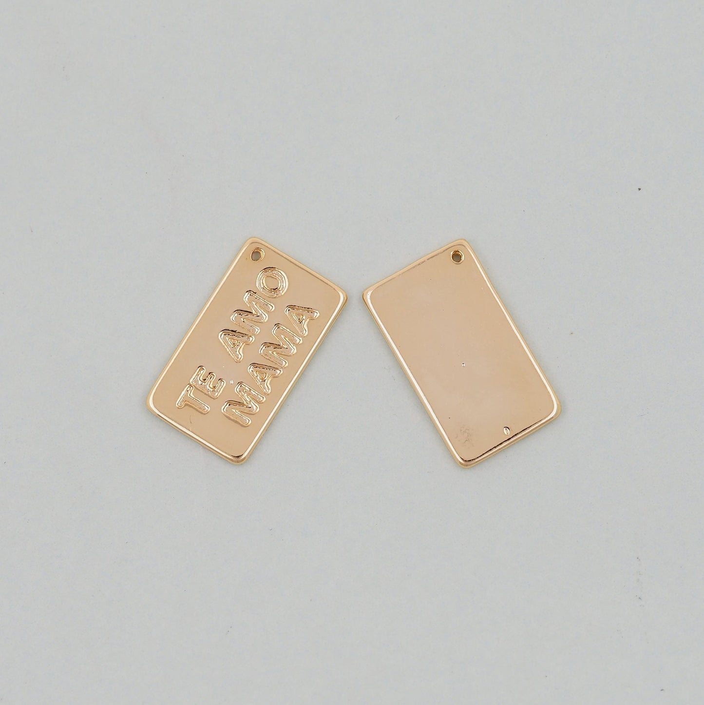 Gold Mama Charms,18K Gold Filled Mama Pendant Charm Bracelet Necklace for DIY Jewelry Making Supply
