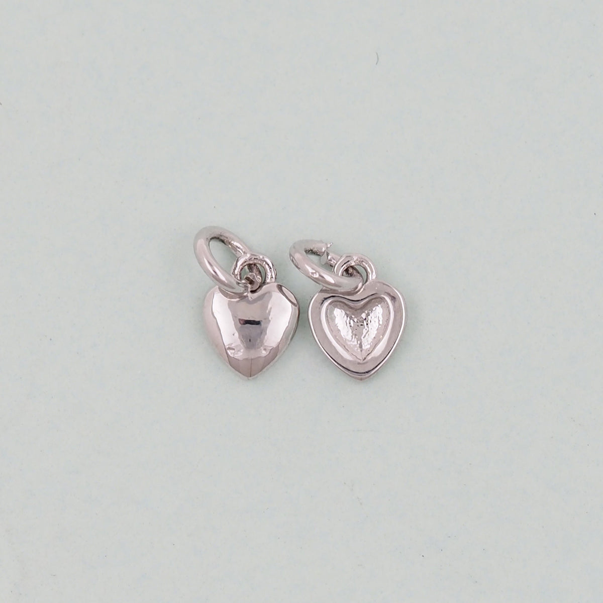 Gold Heart Charms,18K Gold Filled Heart Pendant,Heart Charm Bracelet Necklace for DIY Jewelry Making Supply