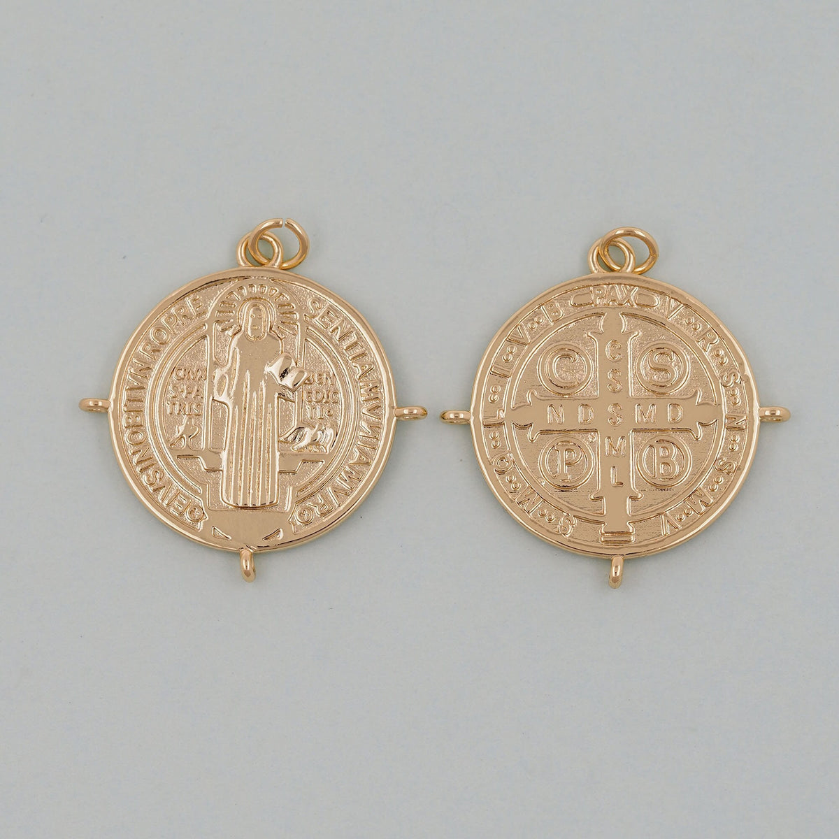 18K Gold Filled Cross Charm Pendant for Jewelry Making